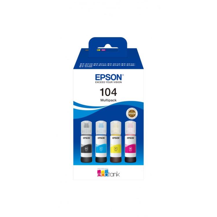 Epson - 104 EcoTank 4-colour Multipack