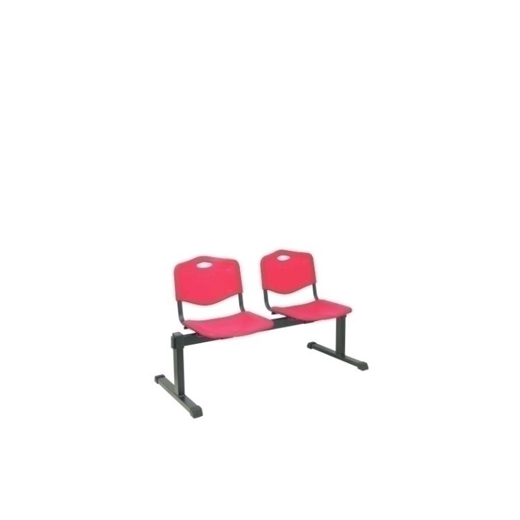 PIQUERAS Y CRESPO - Bancada Robledo 2 plazas PVC color rojo