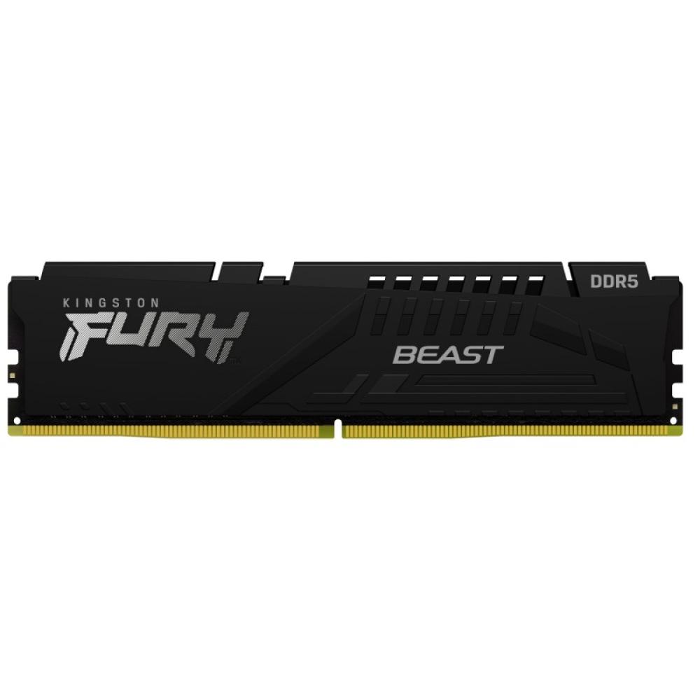 Kingston Technology - FURY Beast 64GB 6000MT/s DDR5 CL30 DIMM (Kit of 2) Black EXPO