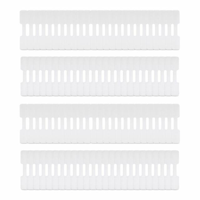 StarTech.com - Paquete de 100 - Etiquetas Blancas de 9cm para Cables - de Gancho a Gancho - de Gestión de Cables - Para Indetifi