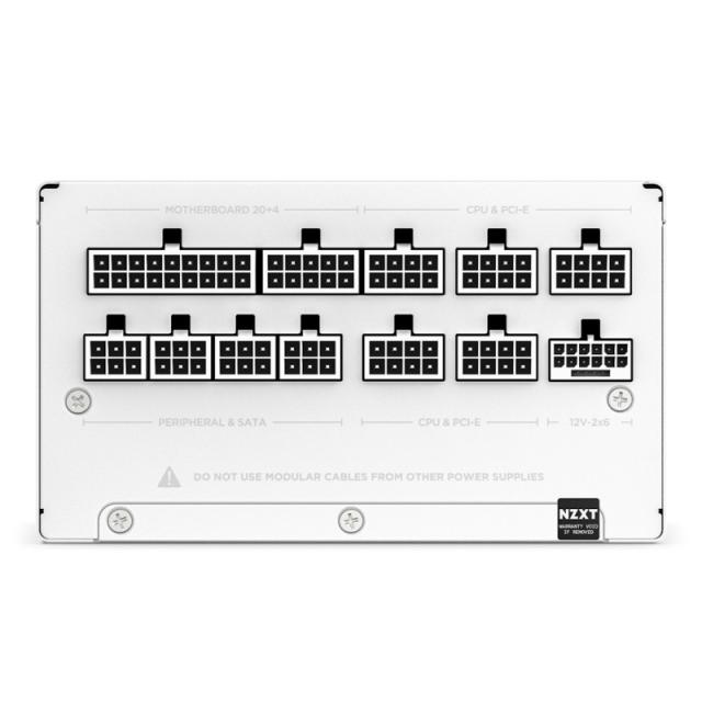 NZXT - C1200 Gold ATX 3.1 unidad de fuente de alimentación 1200 W 24-pin ATX Blanco