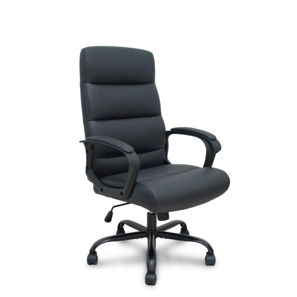 PIQUERAS Y CRESPO - Sillón Opti545 similpiel negro base metálica negra