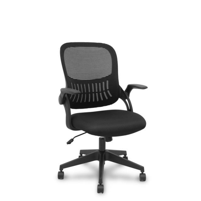 PIQUERAS Y CRESPO - Silla Opti544 negra respaldo malla negro asiento 3D negro