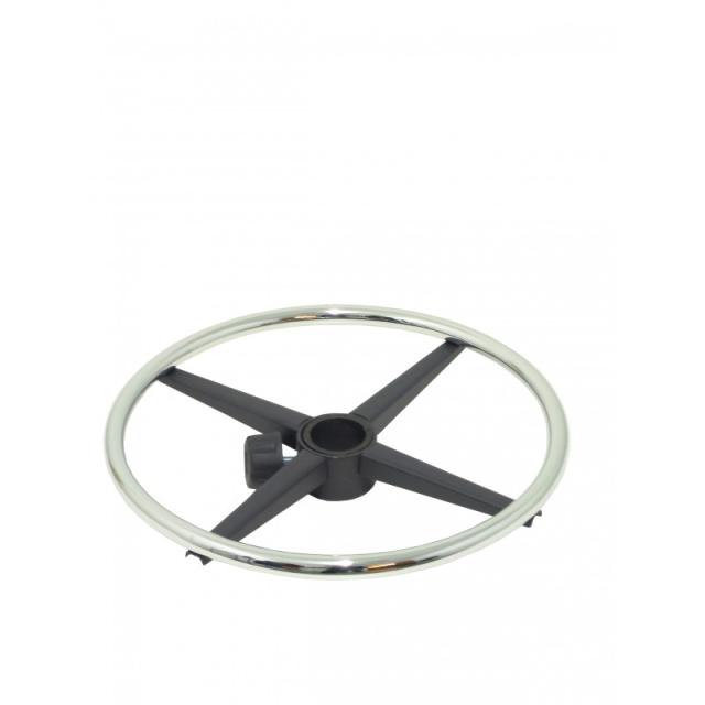 PIQUERAS Y CRESPO - Kit de 1 Aro reposapies cromado.