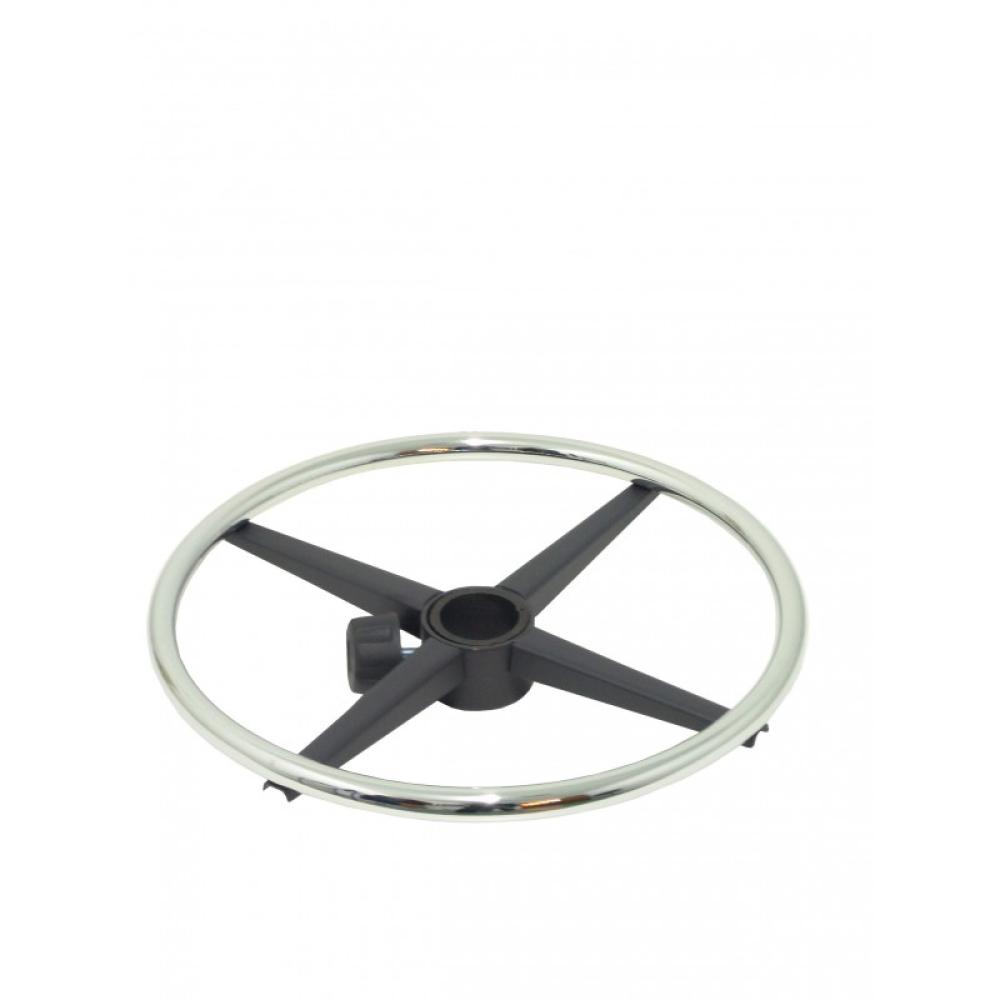 PIQUERAS Y CRESPO - Kit de 1 Aro reposapies cromado.