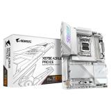 GIGABYTE - X870E AORUS PRO ICE Placa Base - Soporta CPUs AMD Ryzen 9000, 16+2+2 Fases VRM Digital, hasta 8000MHz DDR5 (OC), 3xPC