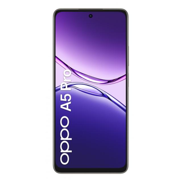 OPPO - A5 Pro 16,9 cm (6.67") SIM doble Android 15 4G USB Tipo C 8 GB 256 GB 5800 mAh Marrón
