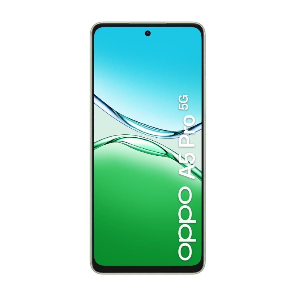 OPPO - A5 Pro 5G 16,9 cm (6.67") SIM doble Android 15 USB Tipo C 8 GB 256 GB 5800 mAh Verde, Oliva