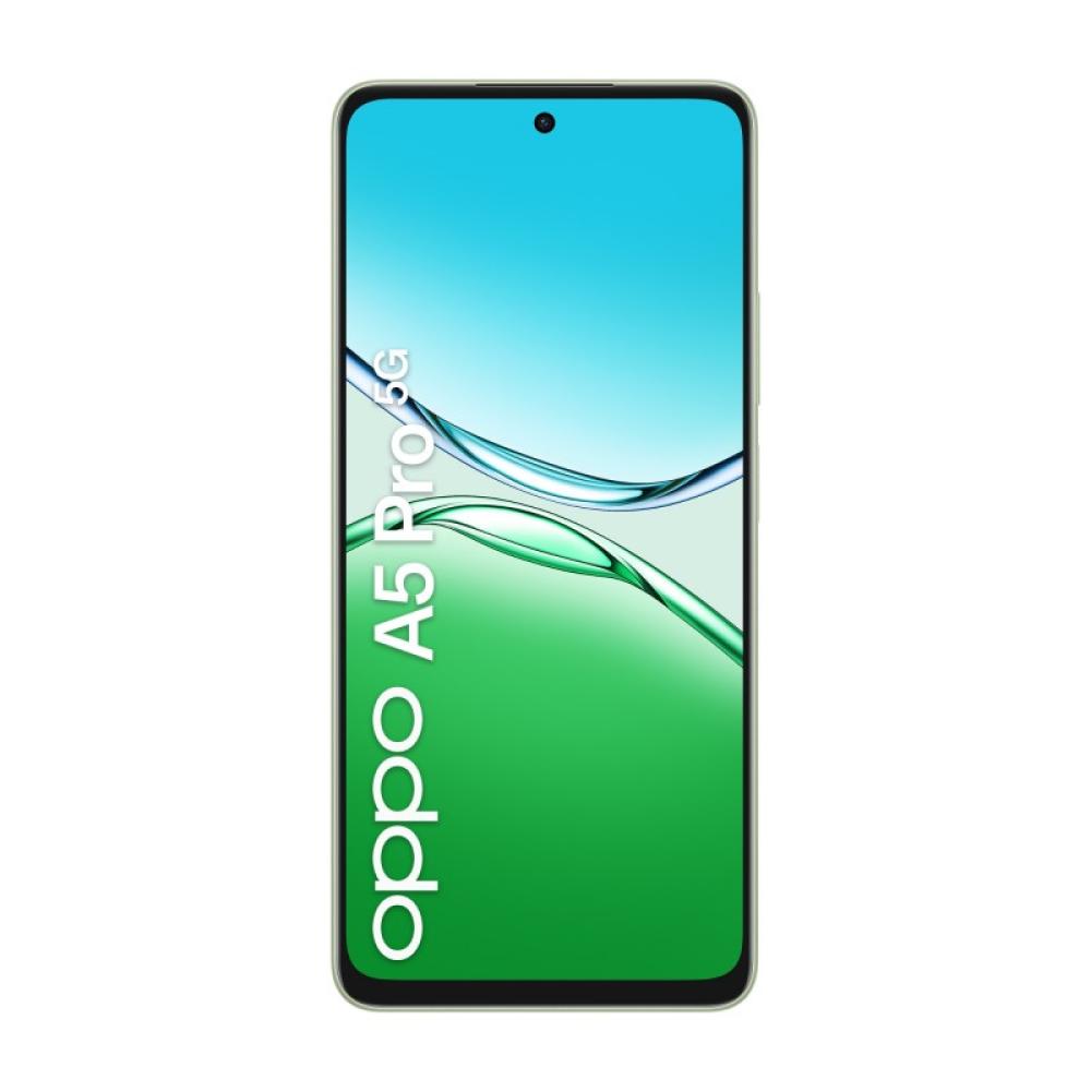 OPPO - A5 Pro 5G 16,9 cm (6.67") SIM doble Android 15 USB Tipo C 8 GB 256 GB 5800 mAh Verde, Oliva