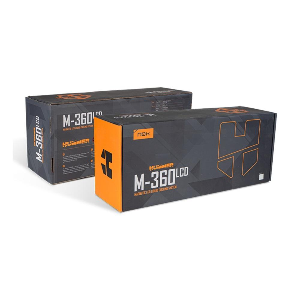 NOX - Hummer M-360 LCD/Kit RL Magnético ARGB Blanco