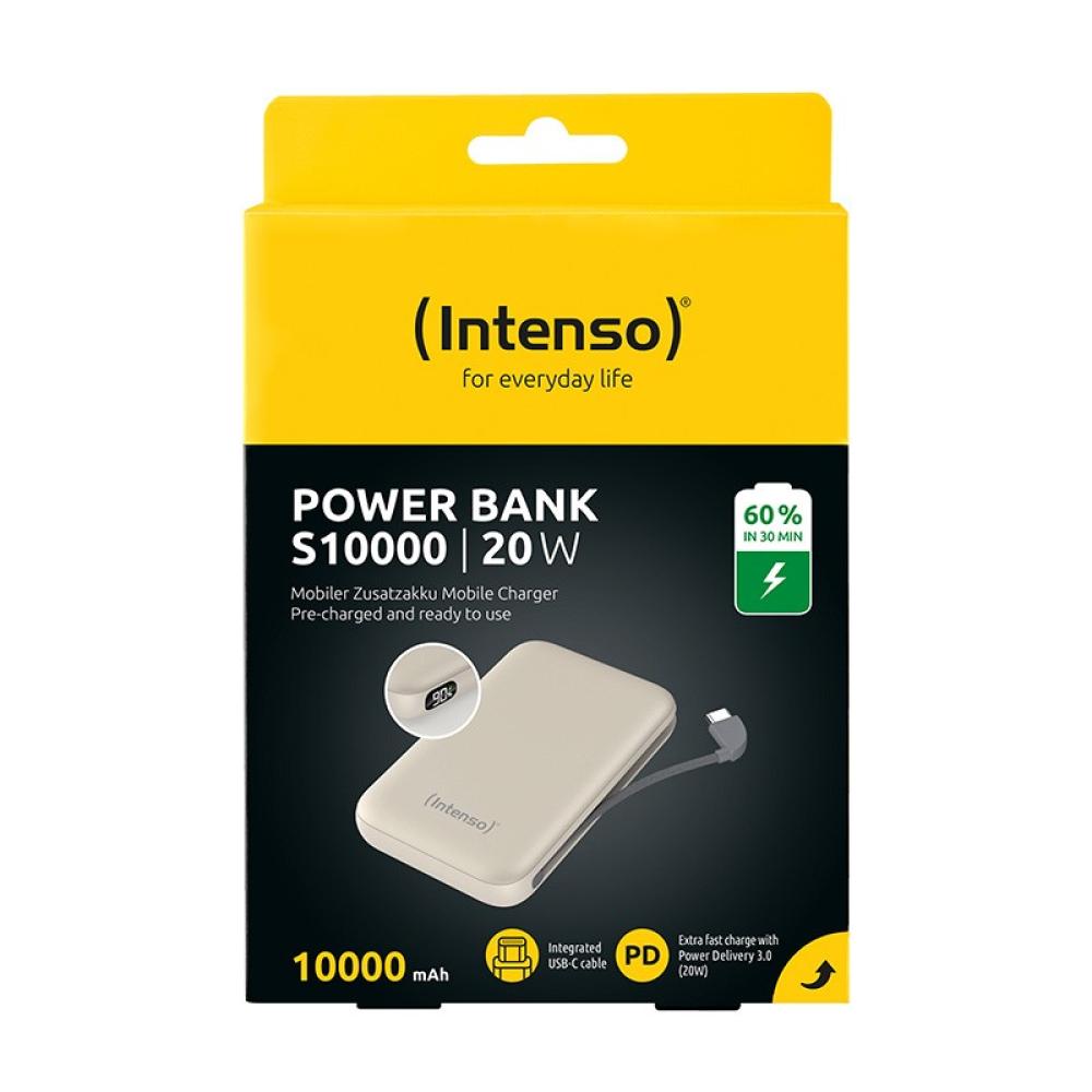 Intenso - S10000 Polímero de litio 10000 mAh Beige
