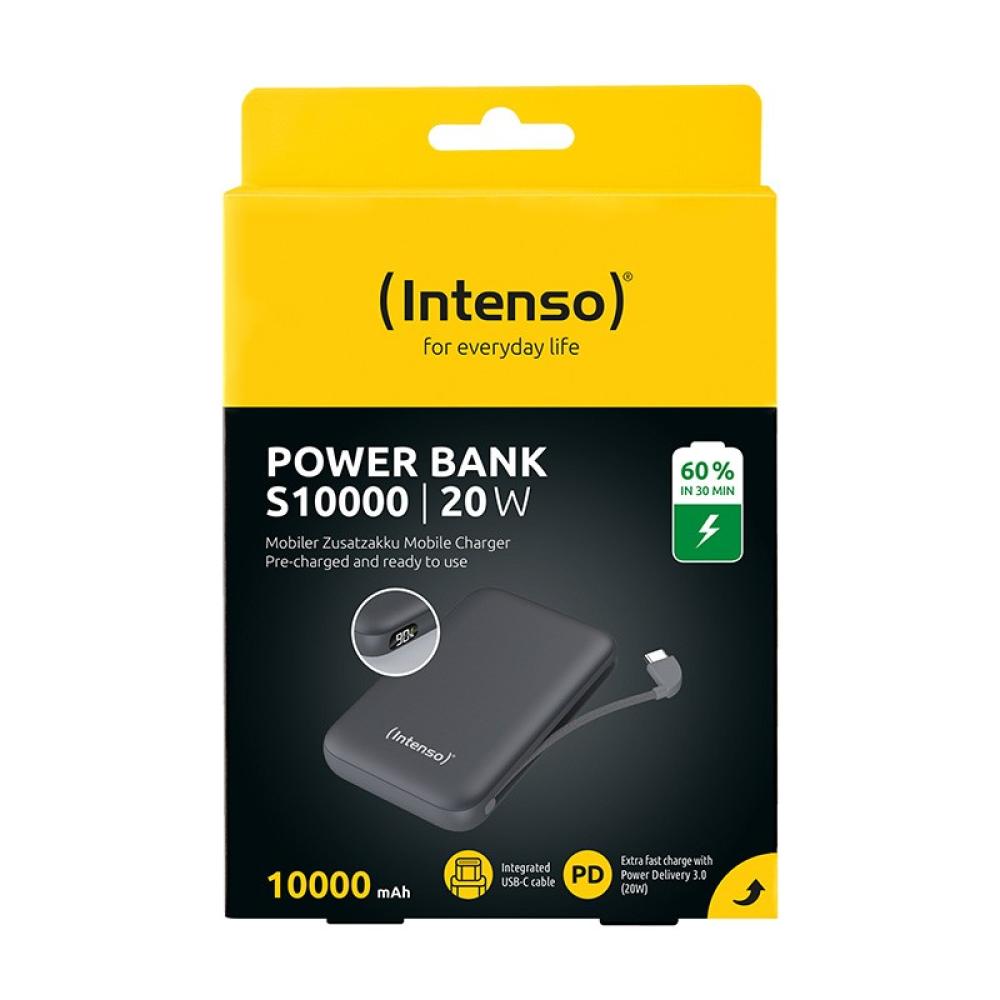 Intenso - S10000 Polímero de litio 10000 mAh Gris