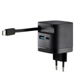 Intenso - 7806520 adaptador e inversor de corriente Interior 65 W Negro - 7806520