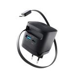 Intenso - 7806520 adaptador e inversor de corriente Interior 65 W Negro - 7806520