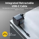 Intenso - 7806520 adaptador e inversor de corriente Interior 65 W Negro - 7806520