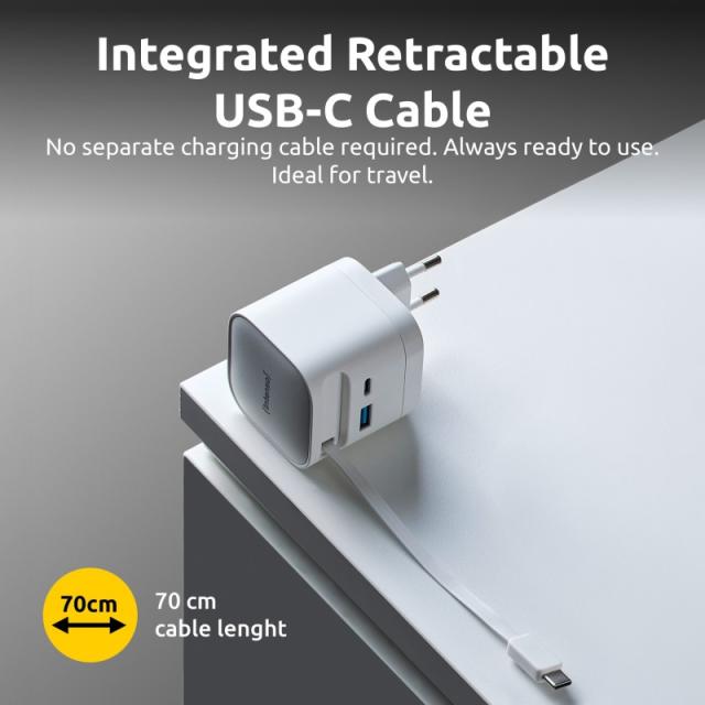 Intenso - 7806520 adaptador e inversor de corriente Interior 65 W Negro - 7806522