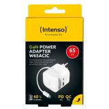 Intenso - 7806520 adaptador e inversor de corriente Interior 65 W Negro - 7806522
