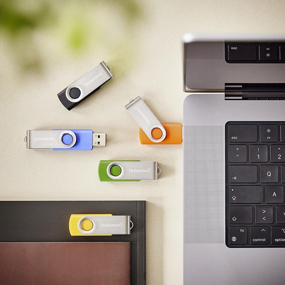 Intenso - 5 x Memoria USB Office Line, 64 GB, USB-A, 3.2 Gen 1x1, colores surtidos