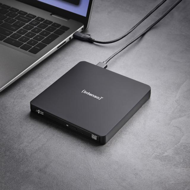 Intenso - EOD 400D Slim unidad de disco óptico DVD Super Multi DL Negro