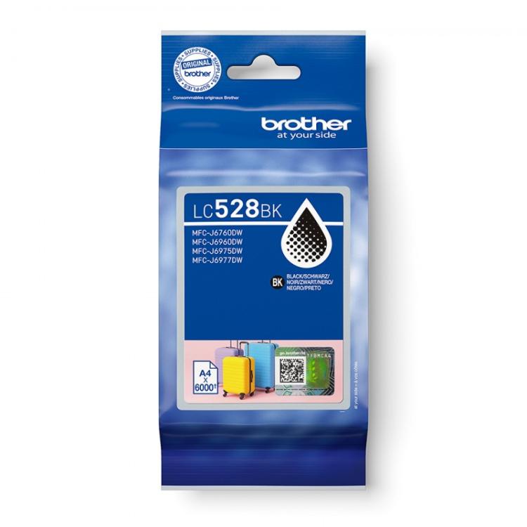 Brother - LC528BK cartucho de tinta 1 pieza(s) Original Negro