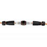 Equip - 221162 cambiador de género para cable RJ-45 Negro, Naranja