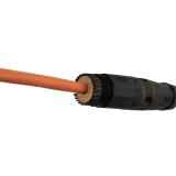 Equip - 221162 cambiador de género para cable RJ-45 Negro, Naranja