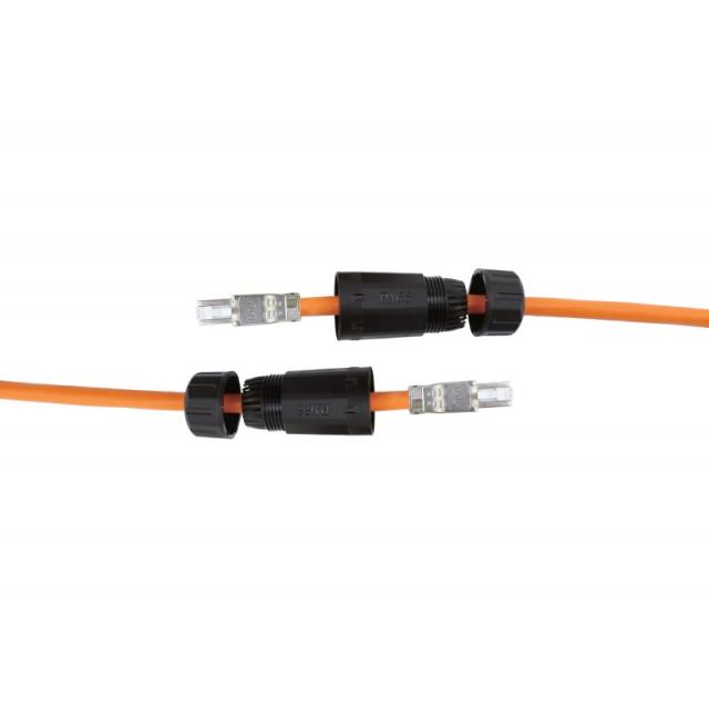 Equip - 221162 cambiador de género para cable RJ-45 Negro, Naranja