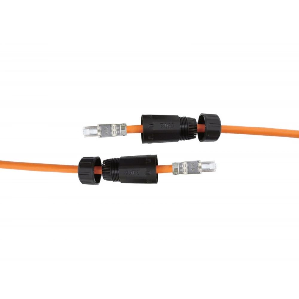 Equip - 221162 cambiador de género para cable RJ-45 Negro, Naranja