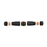 Equip - 221162 cambiador de género para cable RJ-45 Negro, Naranja