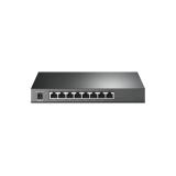TP-Link - JetStream TL-SG2008P switch Gestionado L2/L2+ Gigabit Ethernet (10/100/1000) Energía sobre Ethernet (PoE) Negro