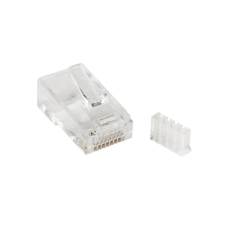 StarTech.com - Paquete de 50 Unidades de Conectores RJ45 Cat6 Modulares para Cable Sólido