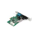 StarTech.com - Tarjeta PCI Express Adaptadora de 2 Puertos Serie RS232 - Tarjeta Controladora Serial PCIe RS232 - PCIe a DB9 UAR