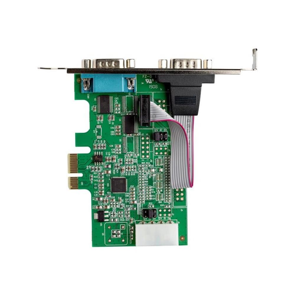 StarTech.com - Tarjeta PCI Express Adaptadora de 2 Puertos Serie RS232 - Tarjeta Controladora Serial PCIe RS232 - PCIe a DB9 UAR