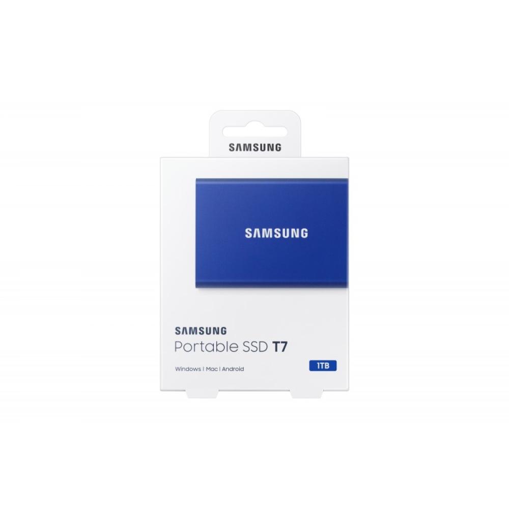 Samsung - Portable SSD T7 1 TB USB Tipo C 3.2 Gen 2 (3.1 Gen 2) Azul
