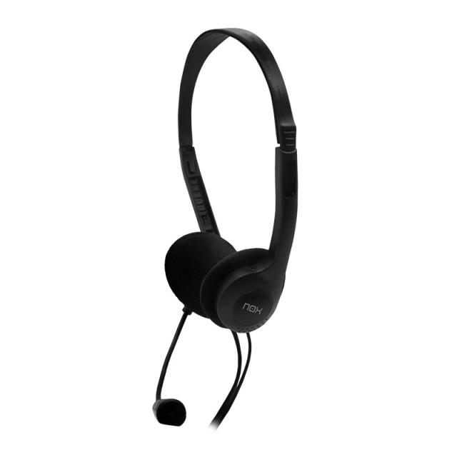 NOX - Voice One Auriculares Alámbrico Diadema Llamadas/Música Negro