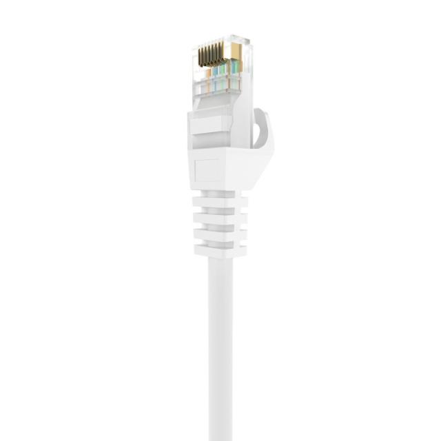 AISENS - Cable de Red Latiguillo RJ45 LSZH Cat.6A 500 Mhz UTP AWG24, Blanco, 1.0M