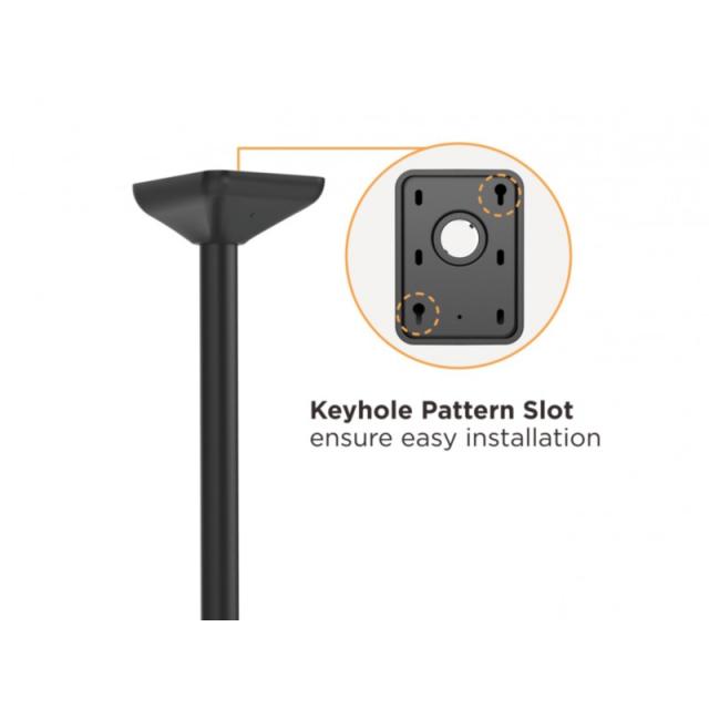 Equip - Soporte de techo para triple pantalla de 45"-50