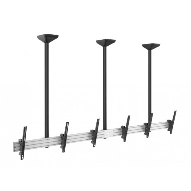 Equip - Soporte de techo para triple pantalla de 45"-50