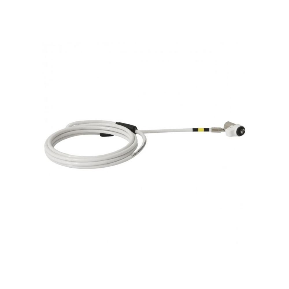 Mobilis - 001272 cable antirrobo Negro, Blanco, Amarillo 2 m