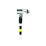 Mobilis - 001272 cable antirrobo Negro, Blanco, Amarillo 2 m