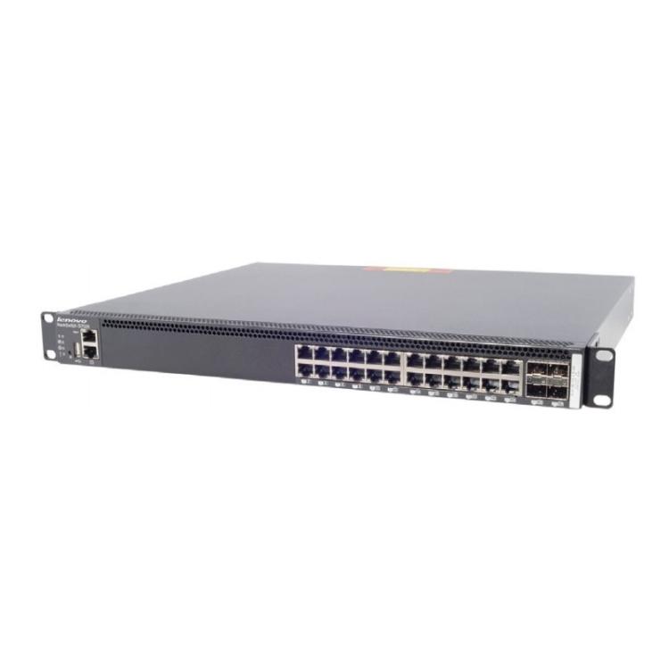 Lenovo - RackSwitch G7028 Gestionado L2 Gigabit Ethernet (10/100/1000) 1U Negro