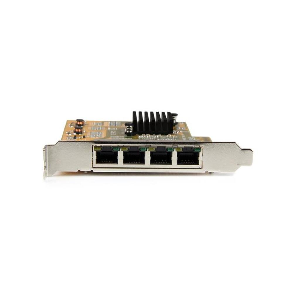 StarTech.com - Tarjeta de Red PCI Express Ethernet Gigabit con 4 Puertos RJ45