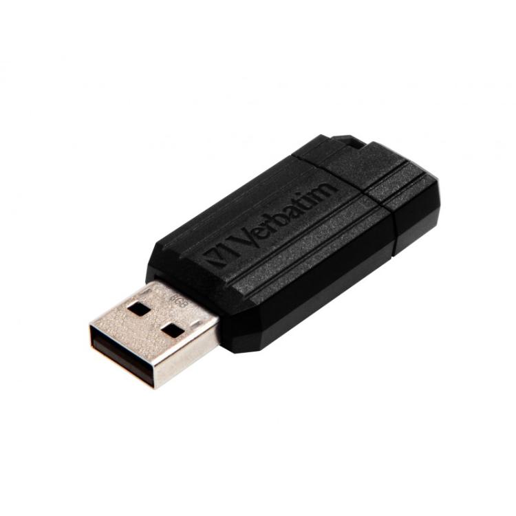 Verbatim - PinStripe - Unidad USB de 8 GB - Negro