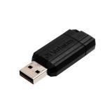 Verbatim - PinStripe - Unidad USB de 8 GB - Negro