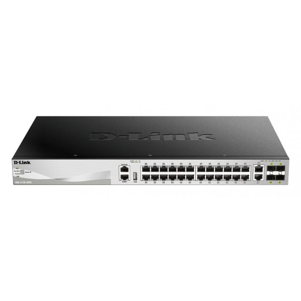 D-Link - DGS-3130-30TS/E switch Gestionado L3 Gigabit Ethernet (10/100/1000) Gris