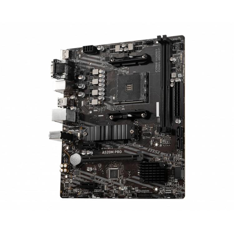 MSI - A520M PRO placa base AMD A520 Zócalo AM4 micro ATX