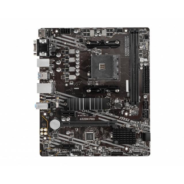MSI - A520M PRO placa base AMD A520 Zócalo AM4 micro ATX