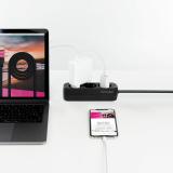 Nanocable - Regleta de Enchufes con 3 Tomas, 1.4 m, Negro