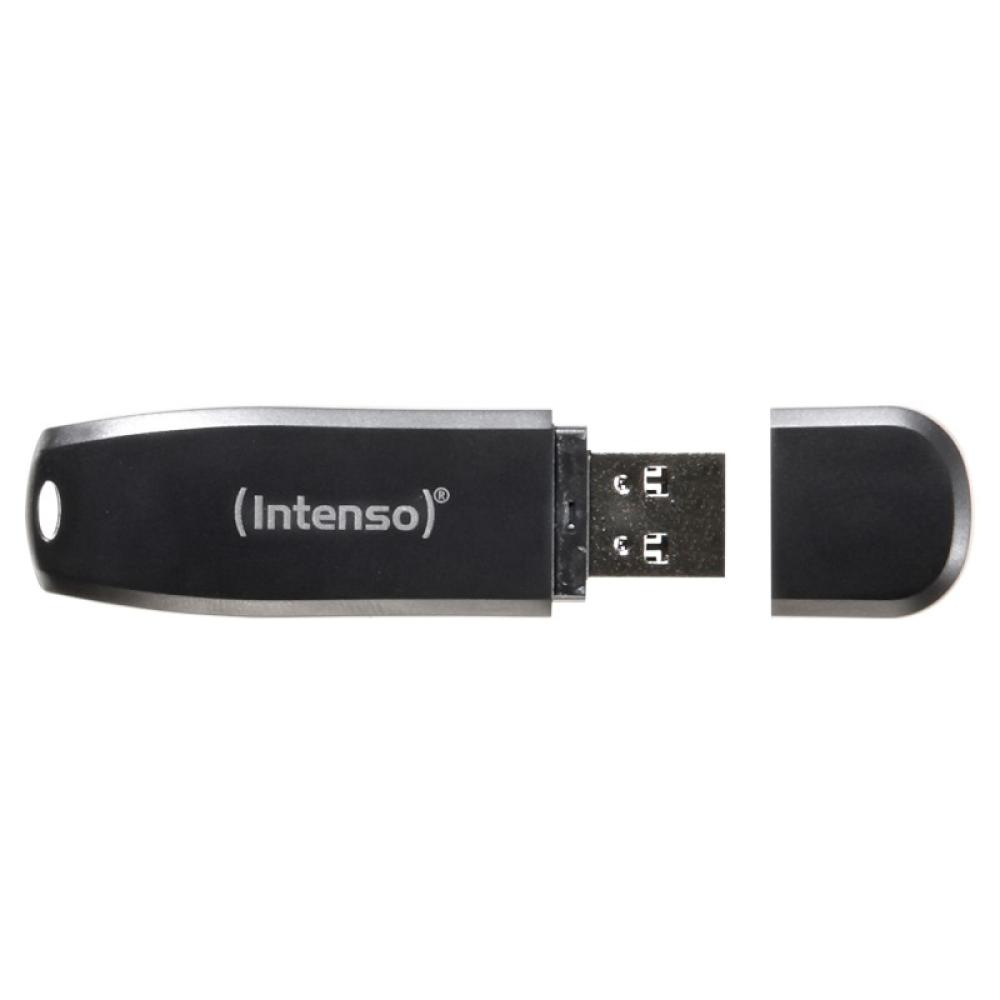 Intenso - 3533495 unidad flash USB 128 GB USB tipo A 3.2 Gen 1 (3.1 Gen 1) Negro