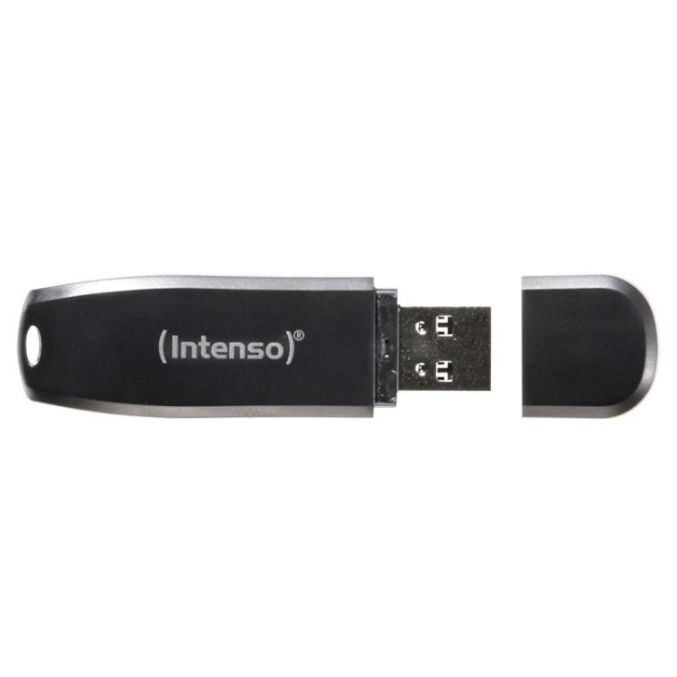 Intenso - 3533495 unidad flash USB 128 GB USB tipo A 3.2 Gen 1 (3.1 Gen 1) Negro